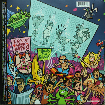 Blink-182 / The Mark, Tom And Travis Show (The Enema Strikes Back!) - 2LP Clear W/ Pink, Green, Blue Splatter (Used) - www.Shopthatapp.com