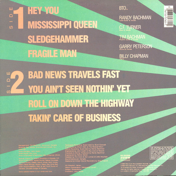 Bachman-Turner Overdrive / Live! Live! Live! - LP USED - www.Shopthatapp.com