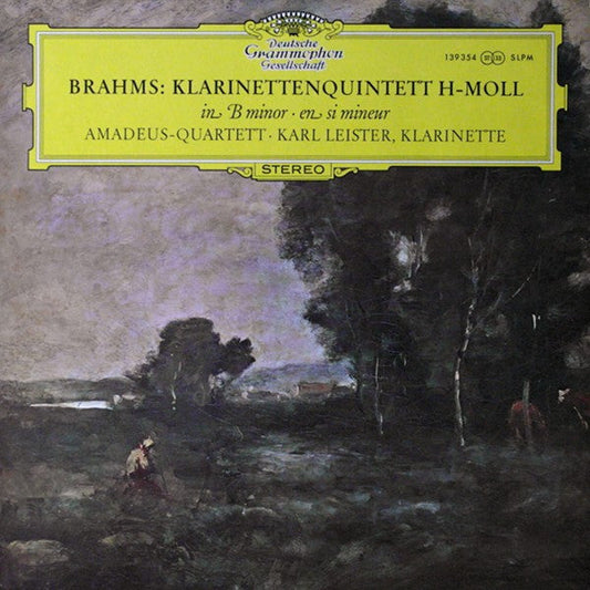 Brahms / Amadeus-Quartett ‧ Karl Leister / Klarinettenquintett H-Moll Op. 115 - LP Used - www.Shopthatapp.com