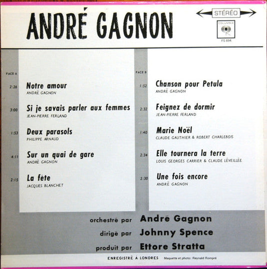 André Gagnon / Notre Amour - LP USED - www.Shopthatapp.com