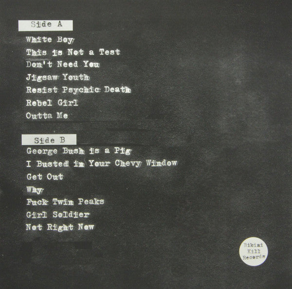 Bikini Kill / Yeah Yeah Yeah Yeah - LP - www.Shopthatapp.com