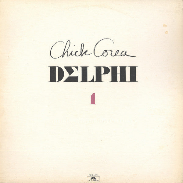 Chick Corea / Delphi 1 Solo Piano Improvisations - LP USED - www.Shopthatapp.com