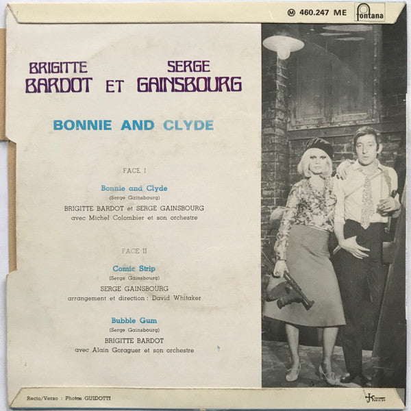 Brigitte Bardot Et Serge Gainsbourg / Bonnie And Clyde - LP Used 7'' - www.Shopthatapp.com