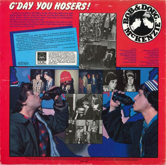 Bob & Doug McKenzie / Great White North - LP USED - www.Shopthatapp.com