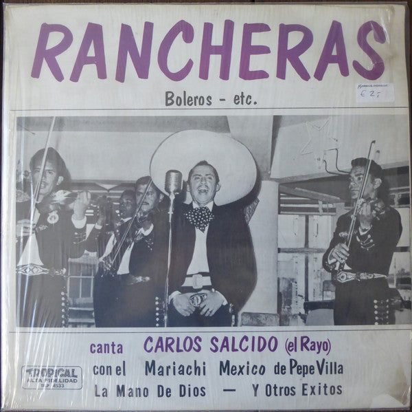 Carlos Salcido Con El Mariachi Mexico De Pepe Villa / Rancheras Boleros Etc. - LP (Used) - www.Shopthatapp.com