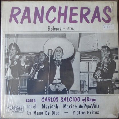 Carlos Salcido Con El Mariachi Mexico De Pepe Villa / Rancheras Boleros Etc. - LP (Used) - www.Shopthatapp.com