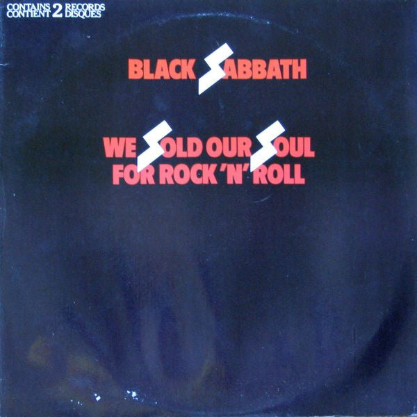 Black Sabbath / We Sold Our Soul For Rock 'N' Roll - 2LP Used - www.Shopthatapp.com
