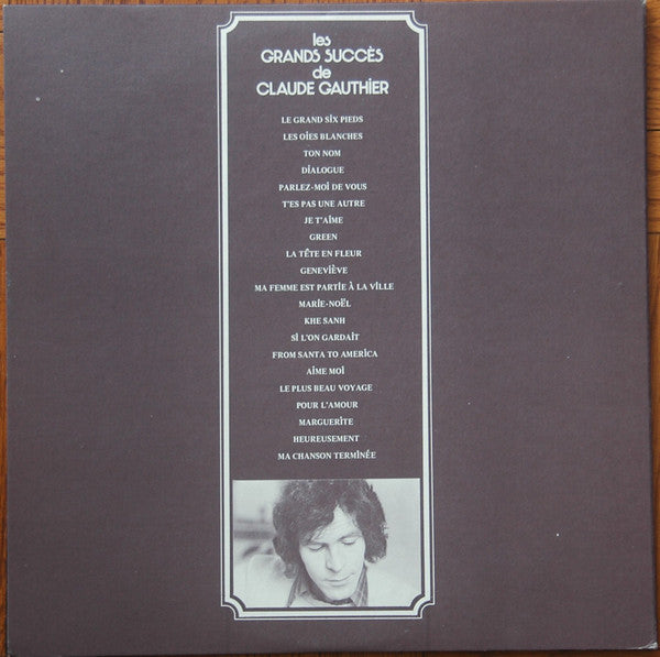Claude Gauthier / Les Grands Succès De Claude Gauthier - LP USED
