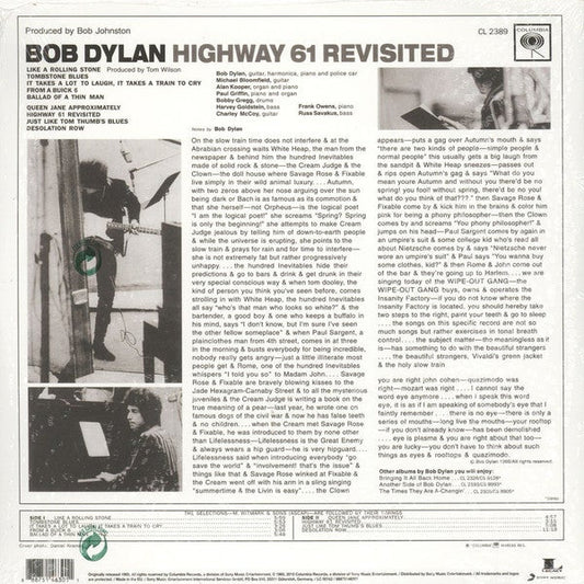 Bob Dylan / Highway 61 Revisited - LP Used - www.Shopthatapp.com