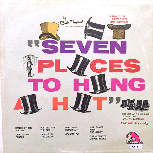 Bub Thomas ‎/ Seven Places To Hang A Hat - LP (used) - www.Shopthatapp.com