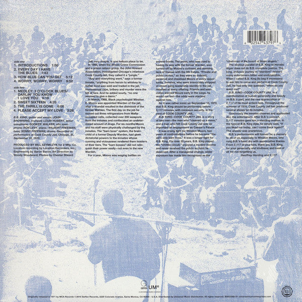 B.B. King / Live In Cook County Jail - LP - www.Shopthatapp.com