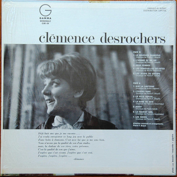Clémence Desrochers / Clémence....Sans Pardon - LP USED