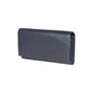 RB12129D | Portafogli Donna en Vera Pelle pieno fiore, grana dollaro/leggera. Couleur Bleu. Protection RFID. Dimensioni da chiuso: cm 18,5 x 10 x 3. Confezione: Scatola regalo fondo/coperchio 