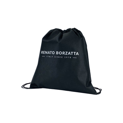 RB2003A | Borsa a Tracolla/Polso in Vera Pelle pieno fiore, grana dollaro/leggera. Tracolla e maniglia removibili. Colore Nero. Dimensioni: cm 22 x 14 x 2,5. Confezione: Sacchetto in Tessuto non Tessuto