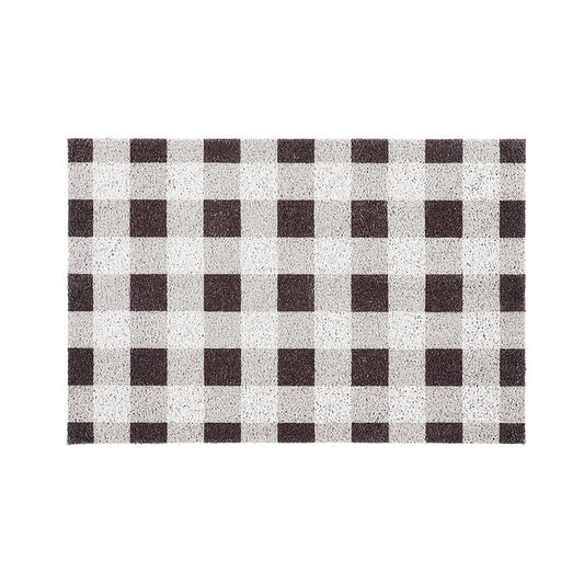 Sous-couche de paillasson à motif à carreaux