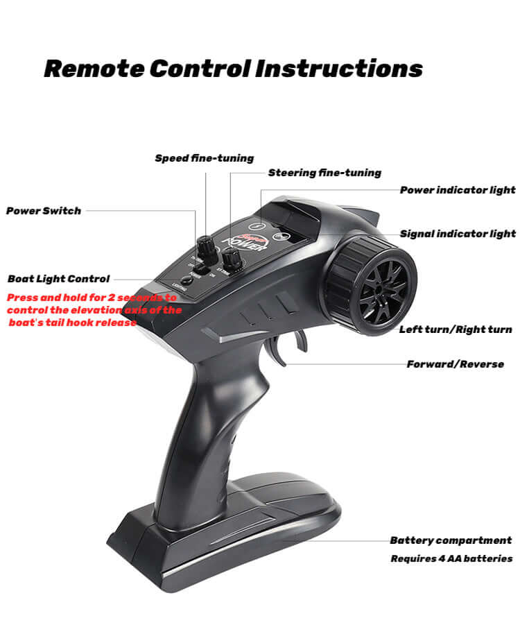 RC Boat & Yacht: High-Speed Remote Boat Toy, 35km/h, Water-Cooled - www.Shopthatapp.com #