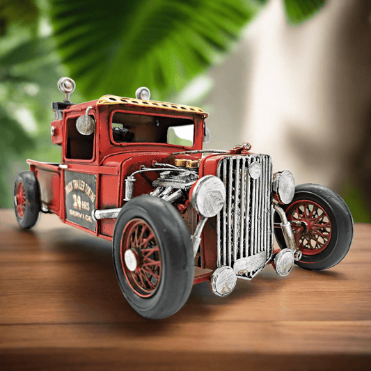 Vintage Metal Towing truck - www.Shopthatapp.com