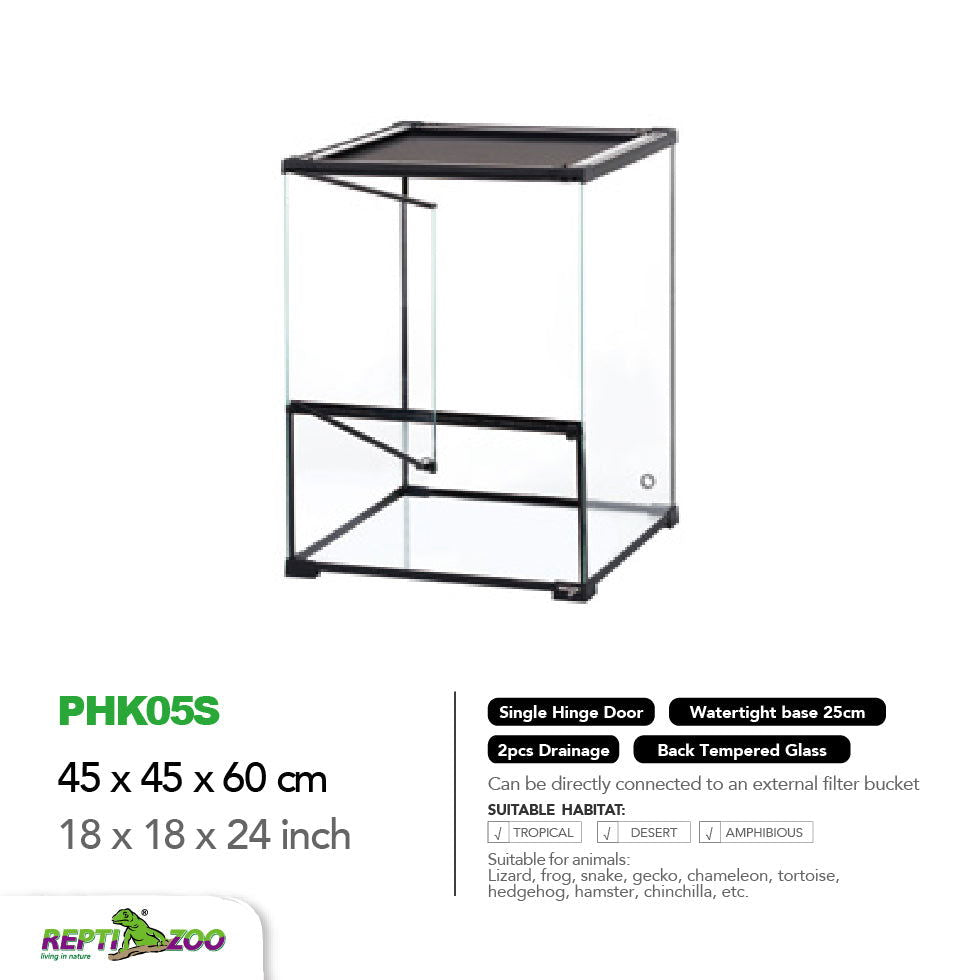 REPTIZOO Paludarium Ultra Clear Glass Habitat PHK Series - Www.Shopthatapp.com