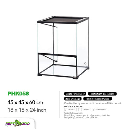 REPTIZOO Paludarium Ultra Clear Glass Habitat PHK Series - Www.Shopthatapp.com