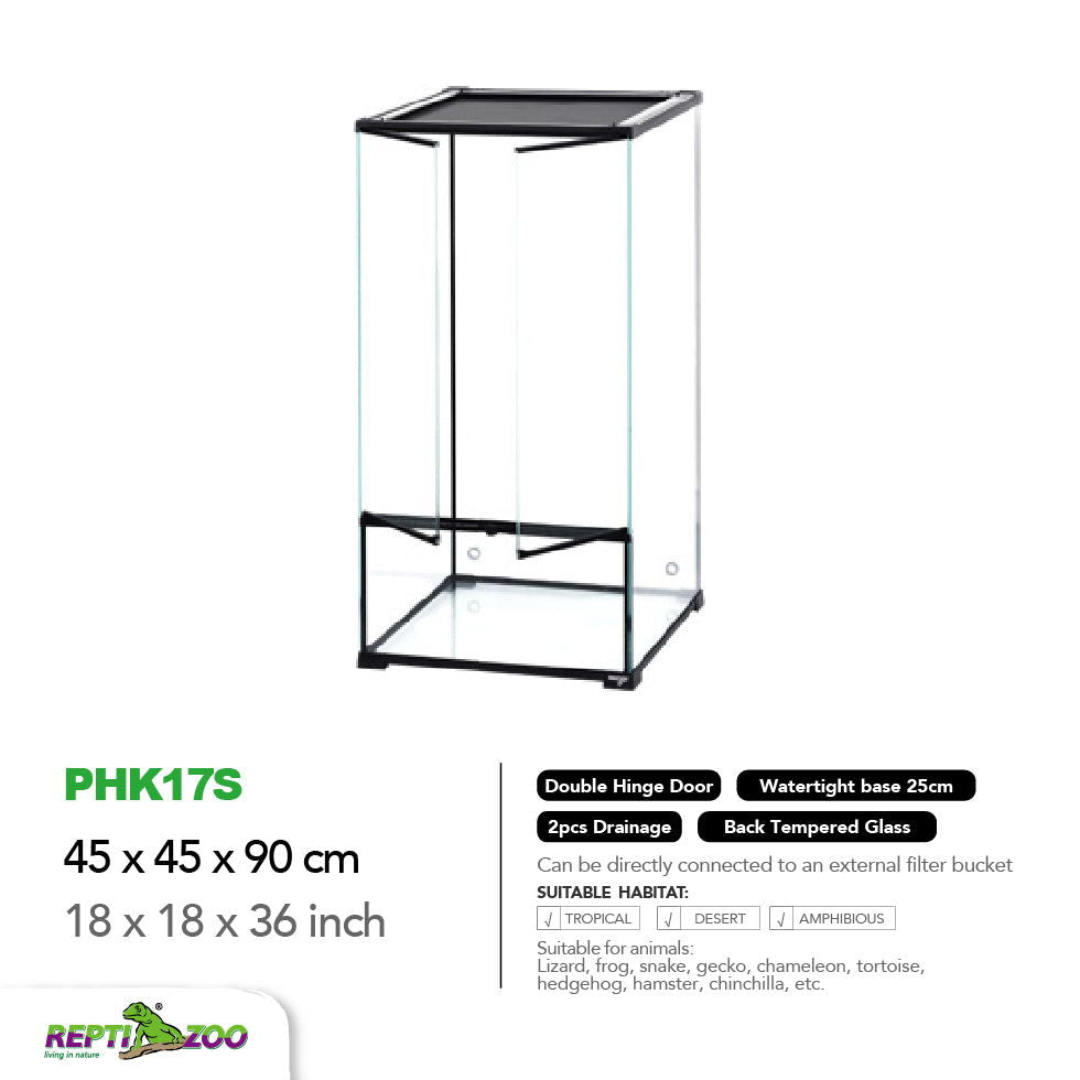 REPTIZOO Paludarium Ultra Clear Glass Habitat PHK Series - Www.Shopthatapp.com