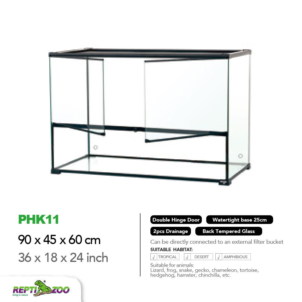 REPTIZOO Paludarium Ultra Clear Glass Habitat PHK Series - Www.Shopthatapp.com