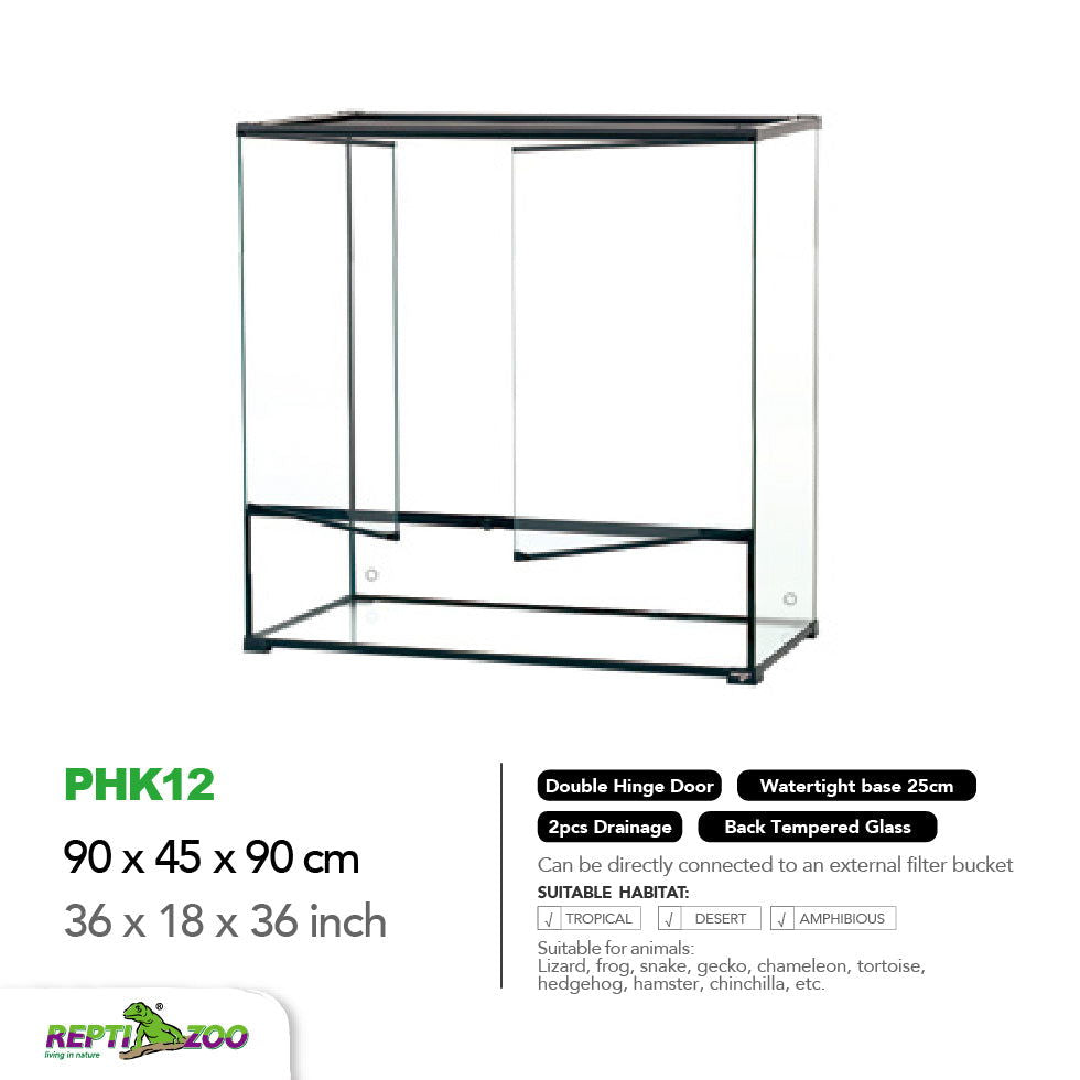 REPTIZOO Paludarium Ultra Clear Glass Habitat PHK Series - Www.Shopthatapp.com