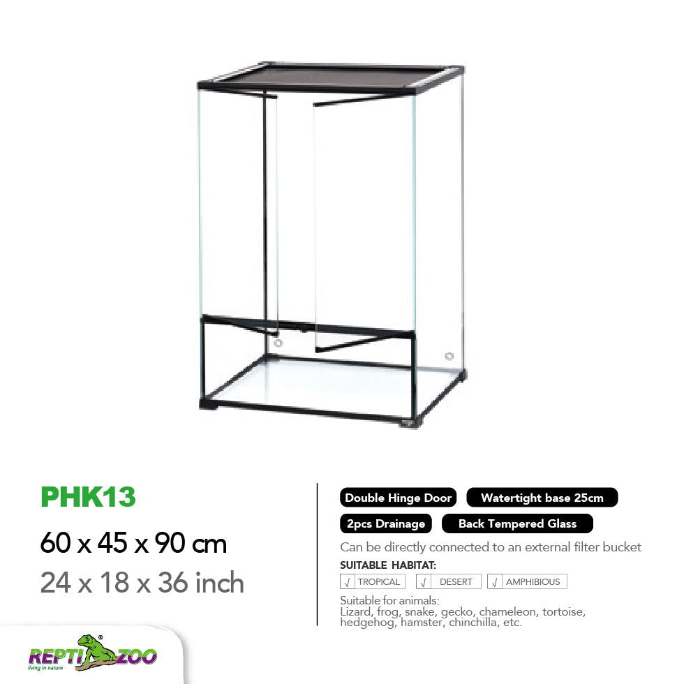 REPTIZOO Paludarium Ultra Clear Glass Habitat PHK Series - Www.Shopthatapp.com