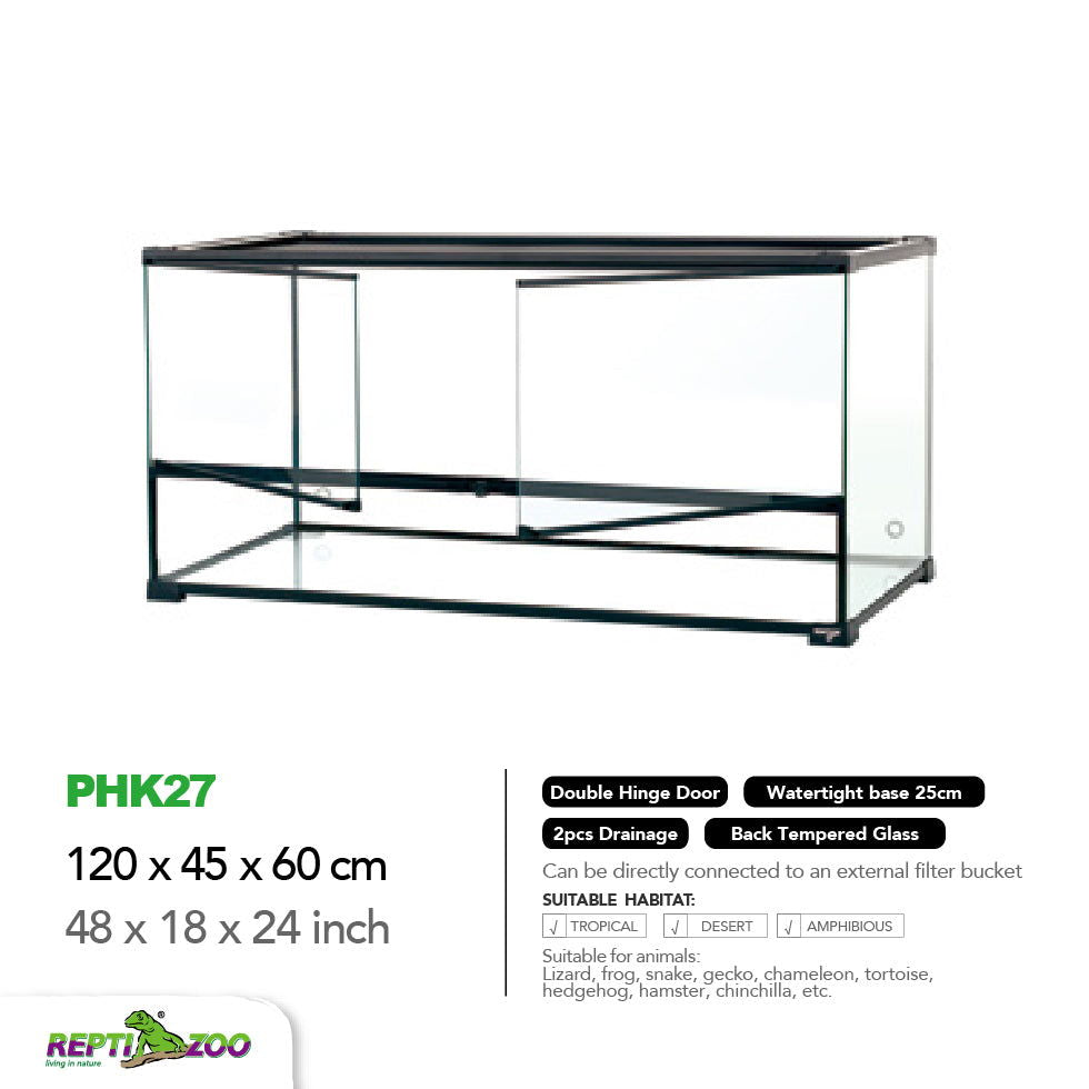 REPTIZOO Paludarium Ultra Clear Glass Habitat PHK Series - Www.Shopthatapp.com