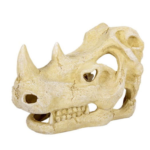 REPTIZOO Rhino Skull Hide Cave #ERS35L-Pet supplies And goodies-www.Shopthatapp.com-Reptilemart.ca
