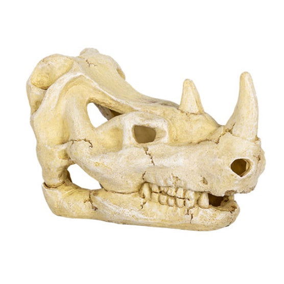 REPTIZOO Rhino Skull Hide Cave #ERS35L-Pet supplies And goodies-www.Shopthatapp.com-Reptilemart.ca