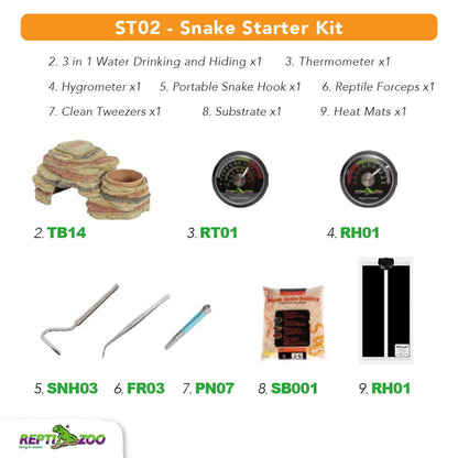 REPTIZOO Snake Starter Kit-Pet supplies And goodies-www.Shopthatapp.com-Reptilemart.ca