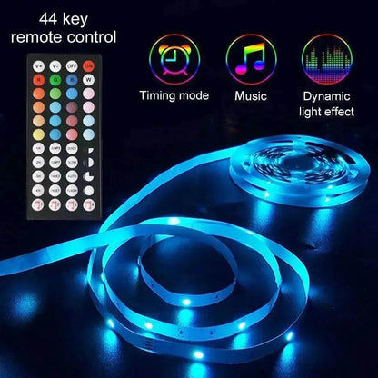 RGB 5050 LED Light Strip Color changing LED Strip Light with Remote Controller 20 meters Long 44keys Controller - www.Shopthatapp.com