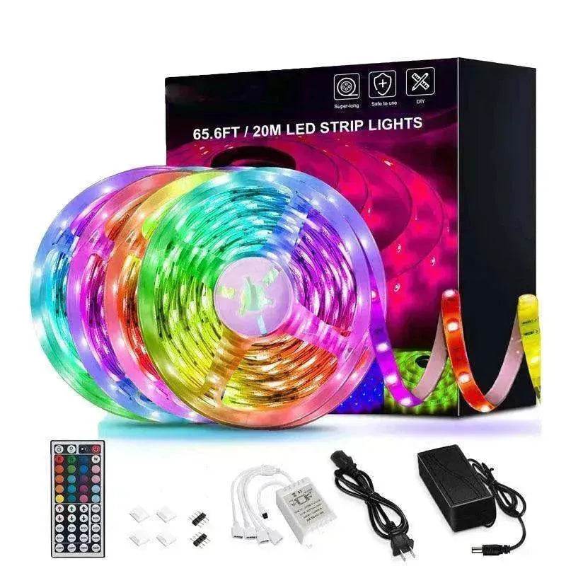 RGB 5050 LED Light Strip Color changing LED Strip Light with Remote Controller 20 meters Long 44keys Controller - www.Shopthatapp.com