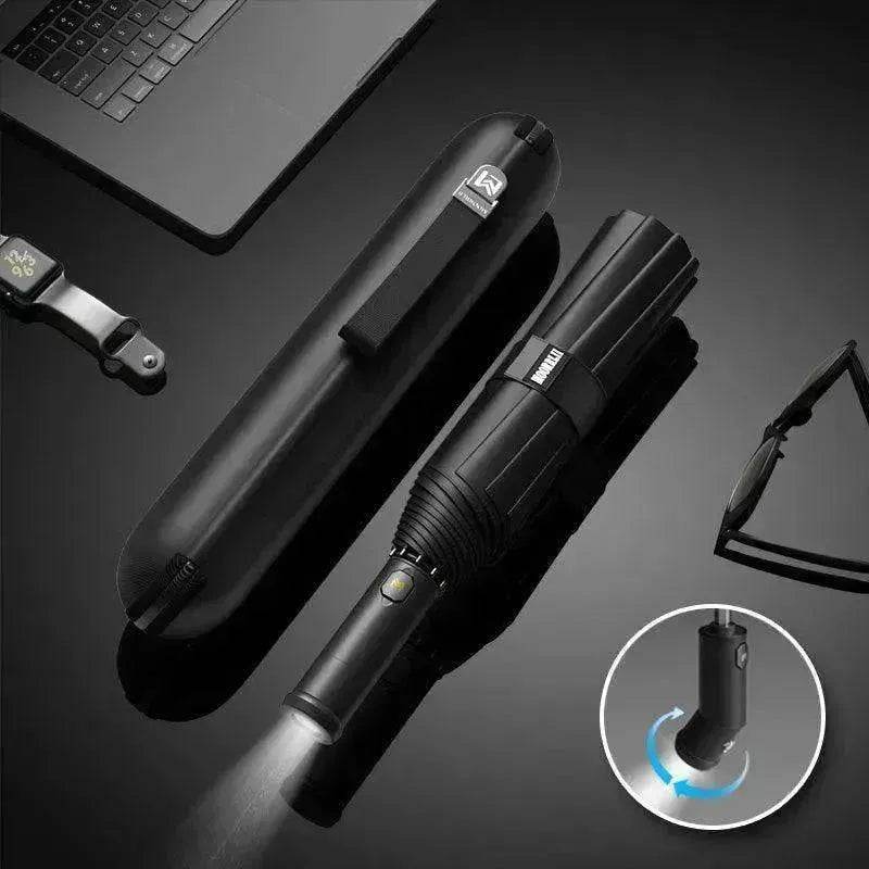 Rain Or Rain Dual-Use Automatic Shrink Umbrella - www.Shopthatapp.com