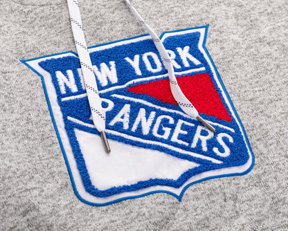 New York Rangers "Muskoka Style" Premium Chenille Woven Logo Hoodie - www.Shopthatapp.com