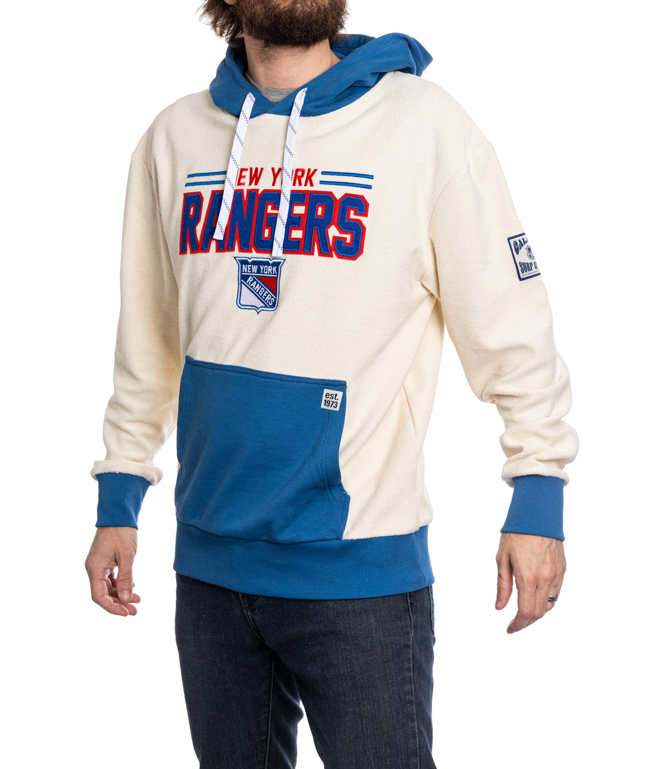 New York Rangers NHL Unisex Reverse Terry Retro Premium Hoodie - www.Shopthatapp.com
