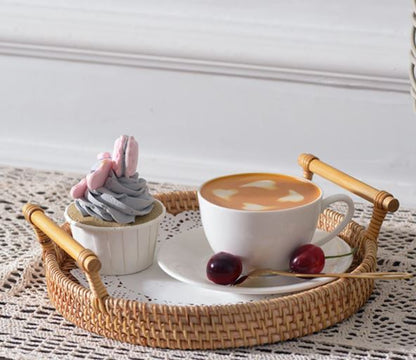 Wicker Rattan Tray - www.Shopthatapp.com