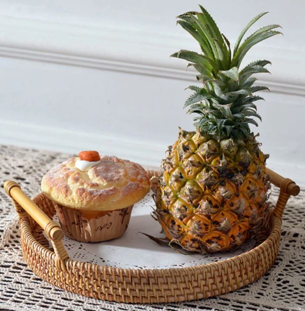 Wicker Rattan Tray - www.Shopthatapp.com