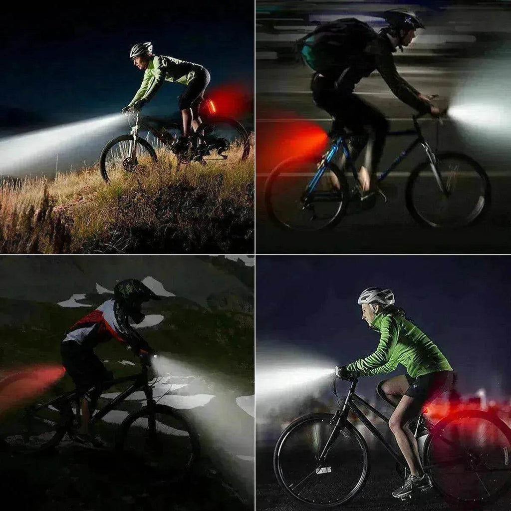 Recharge LED Bike Light Set: Rainproof - www.Shopthatapp.com