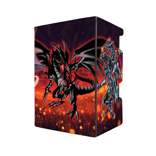 Rotäugiger Schwarzer Drache-Archetyp – Mach 3 Deckbox