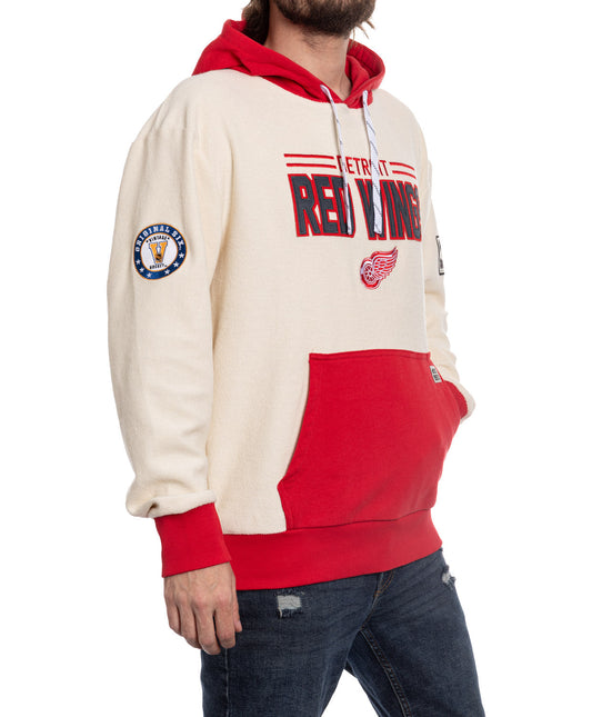 Detroit Red Wings NHL Unisex Reverse Terry Retro Premium Hoodie - www.Shopthatapp.com