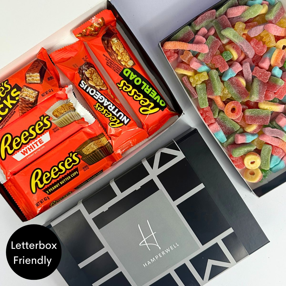 Reese's Chocolate Letterbox Gift Hamper-Food and beverage-www.Shopthatapp.com-HamperWell
