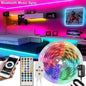 Remote  Color Changing  Led Strip Lights 5050 RGB Bluetooth Room Light - www.Shopthatapp.com