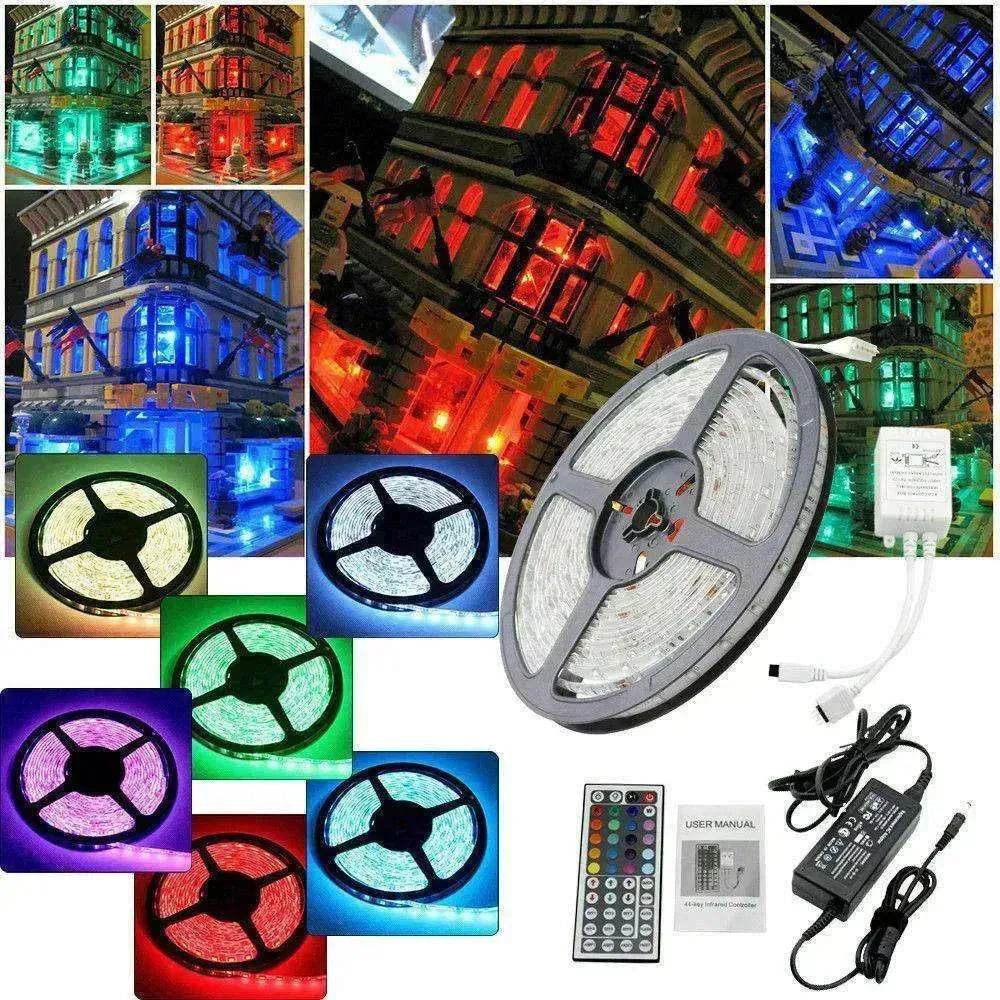 Remote  Color Changing  Led Strip Lights 5050 RGB Bluetooth Room Light - www.Shopthatapp.com