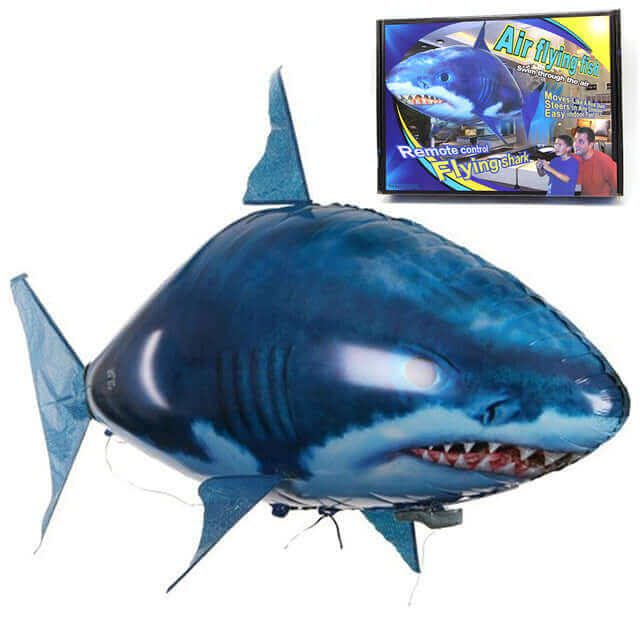 Remote Control Shark Toy - Air Swimming RC Balloon, Interactive Toy for Kids & Boys - www.Shopthatapp.com #