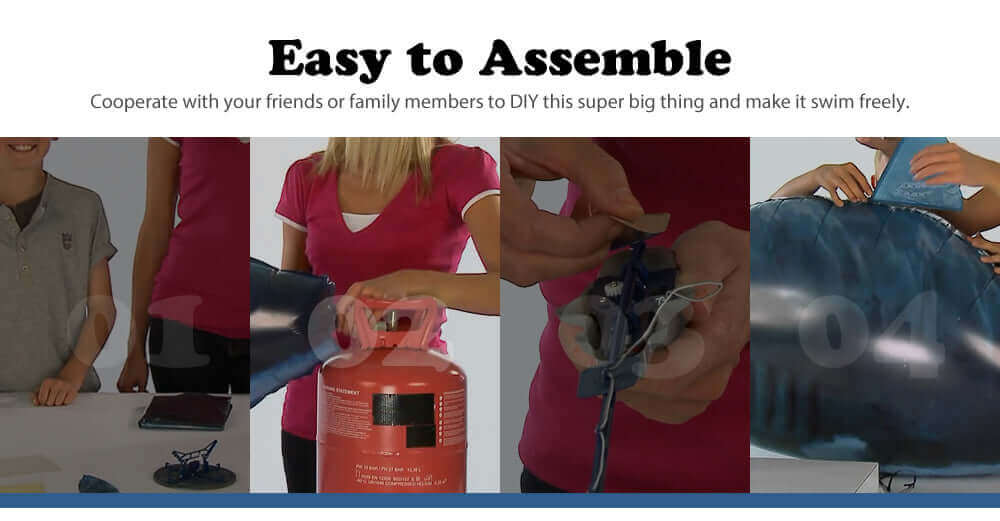 Remote Control Shark Toy - Air Swimming RC Balloon, Interactive Toy for Kids & Boys - www.Shopthatapp.com #