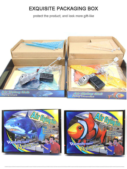 Remote Control Shark Toy - Air Swimming RC Balloon, Interactive Toy for Kids & Boys - www.Shopthatapp.com #