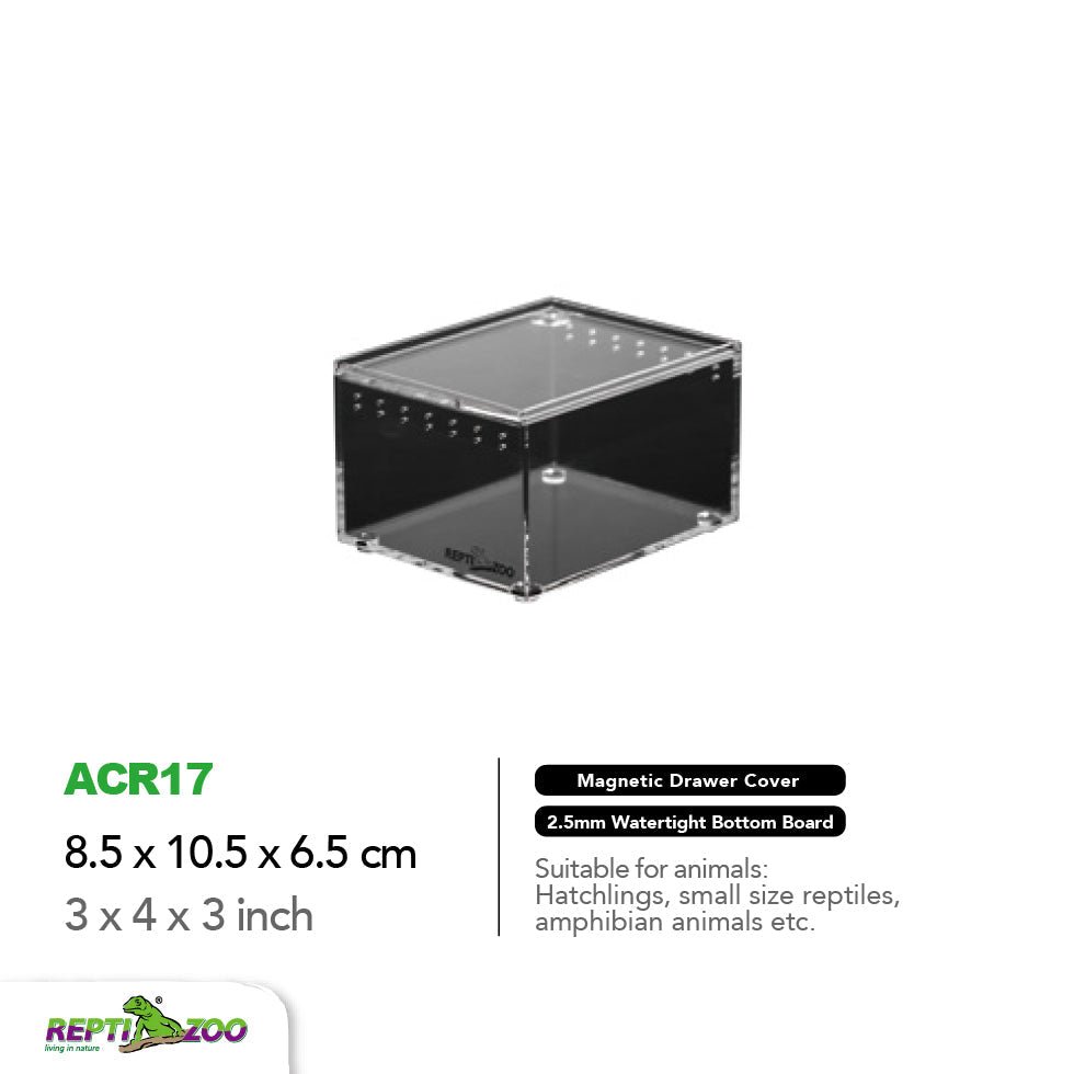 REPTIZOO Acrylic Breeding Enclosure ACR Series (Transparent) - www.Shopthatapp.com