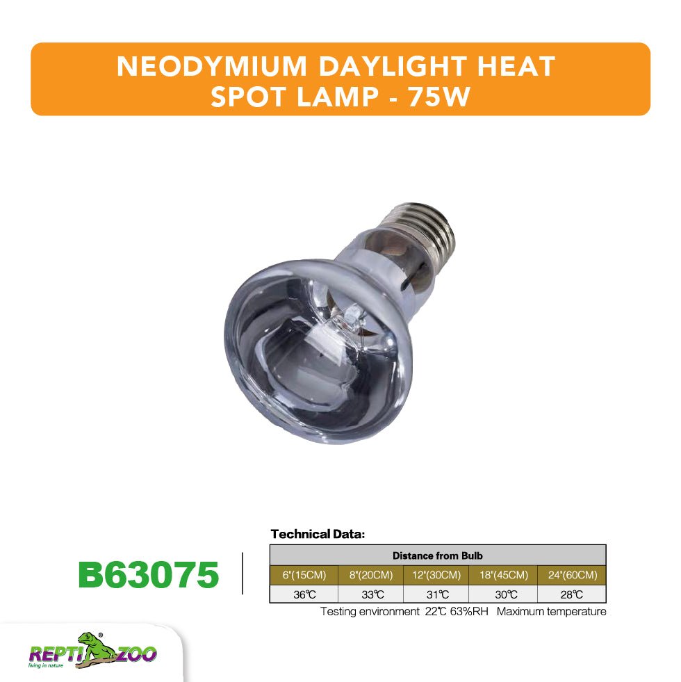 REPTIZOO Neodymium Daylight Heat Spot Lamps - www.Shopthatapp.com