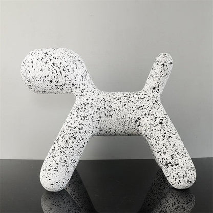 Resin Creative Balloon Abstract Dog Ornament - www.Shopthatapp.com
